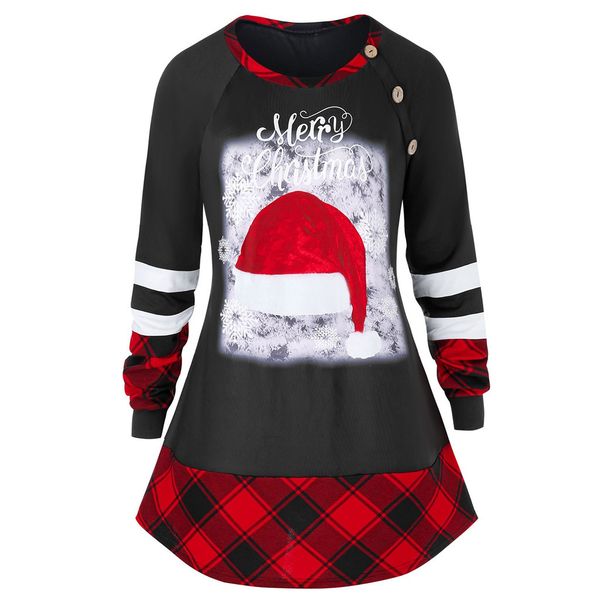 plus size womens christmas tunics