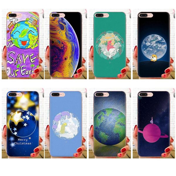

custom for samsung galaxy note 5 8 9 s3 s4 s5 s6 s7 s8 s9 s10 5g mini edge plus lite soft mobile pouch earth painting