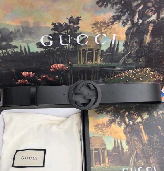 

2019 (with box) new men's fashion design leather quality belt leather european brand belt, Black;brown