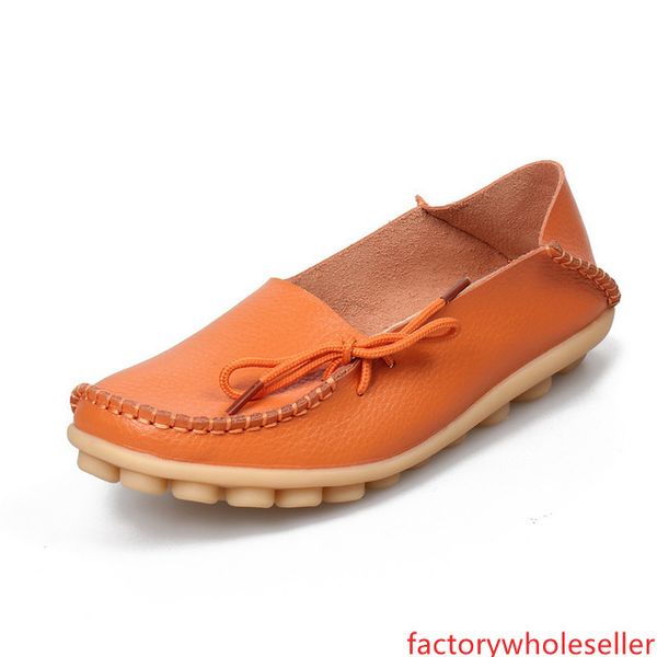 

dark red women real leather shoes moccasins mother loafers soft leisure female driving two ways wear footwear