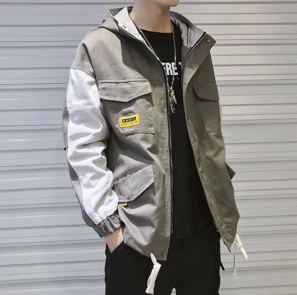 

fashion mens jackets autumn designer jacket for mens windbreaker brand men outwear long sleeve zipper luxury men coats 2 colors m-3xl, Black;brown