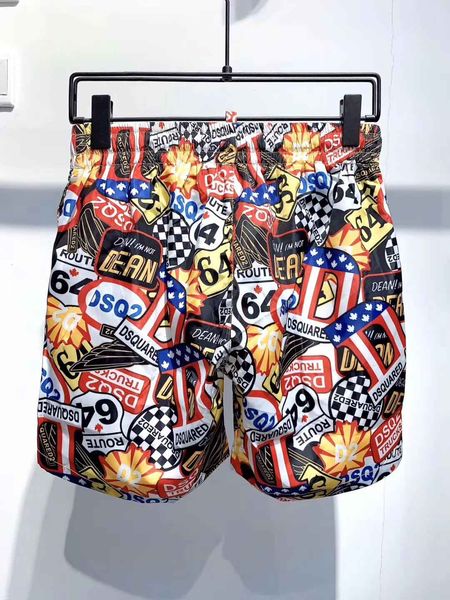 

2020 new board design shorts summer beach vacation d2 letter printing beach pants hawaiian men's surfing pants swimming shorts, Blue