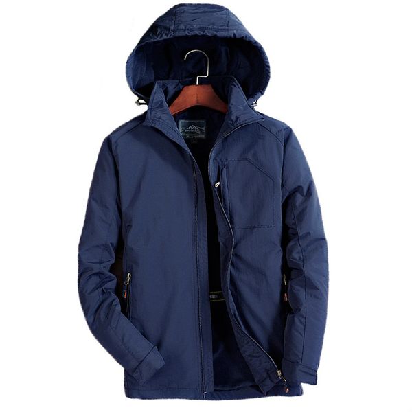

men's down & parkas brand blue cotton jacket, Black