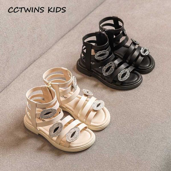 

girl sparky sandals 2020 summer baby brand gladiator sandals children fashion flat girls fashion rhinestone shoes toddlers bg185, Black;red