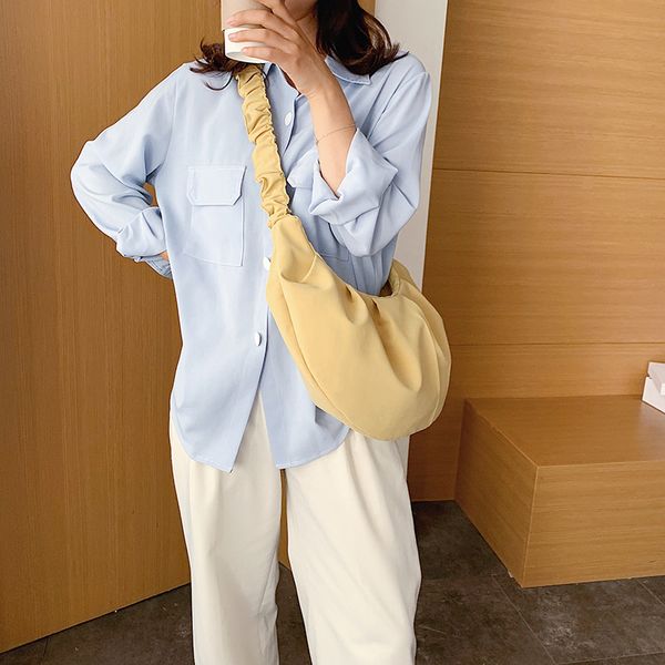 

2020 new shoulder bag women's casual fashion korean version of women's large capacity fold