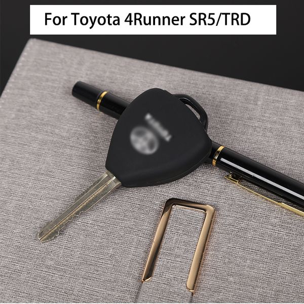 Proteção chave da borracha do carro da luva da chave do carro para Toyota 4Runner SR5 / configuração TRD 2010+ Acessórios interiores do carro