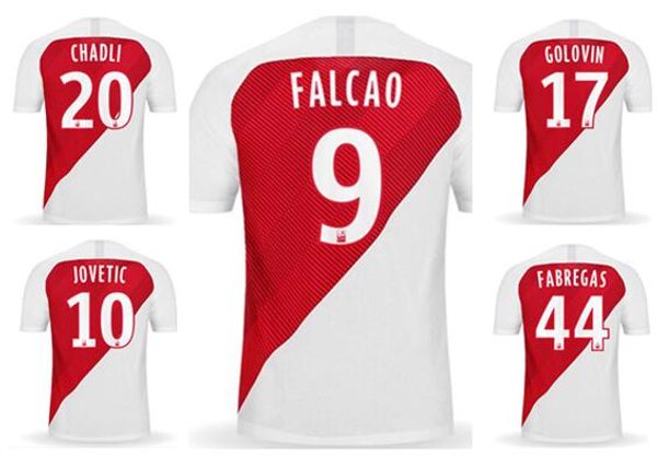

Customized 19-20 monaco Thai Quality Soccer Jerseys online store for sale Falcao 9 17 Golovin 10 Jovetic 44 FABREGAS 8 Tielemans Soccer wear