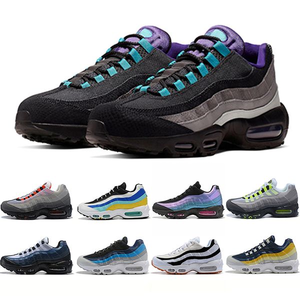 

Top Men Running Shoes Chaussures Triple Black Neon Solar Red Utility Cushion Breathable Mens Trainers Women Designer Sport Sneaker Wholesale