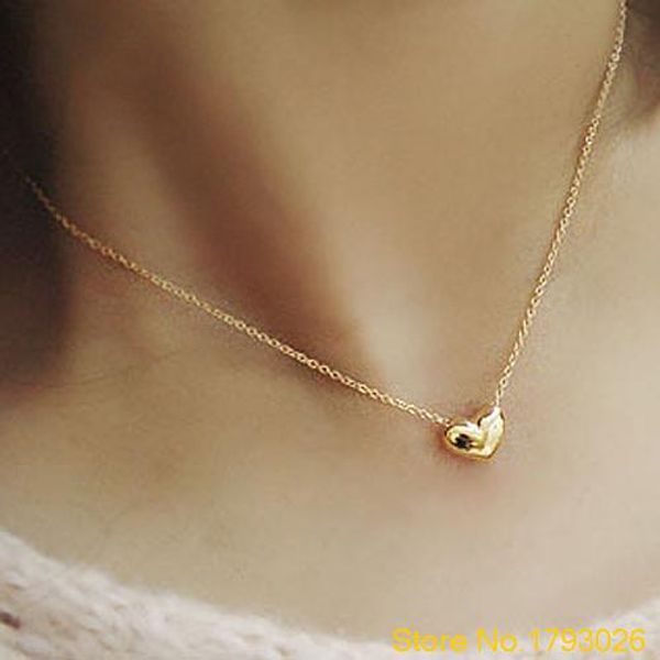 

fashion jewelry heart bib pendant elegant women's choker necklace 4tza, Golden;silver