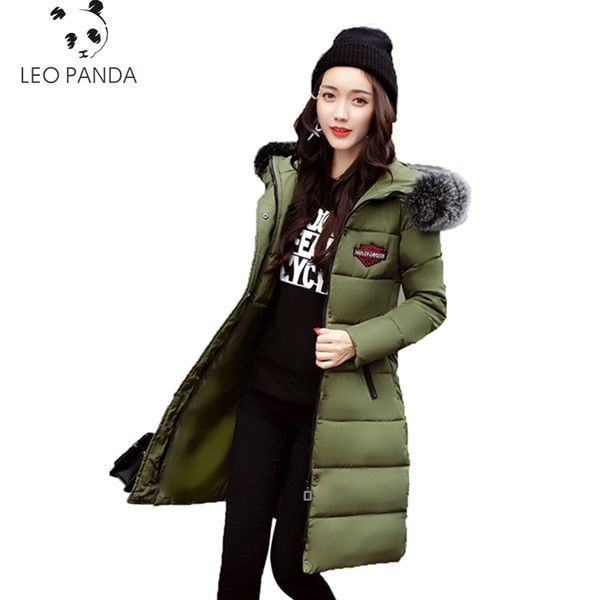 

новые женщины пальто зимы куртка теплая parkas женщины шинель 2019high качества лоскутное пальто хлопка утолщение parka, Black