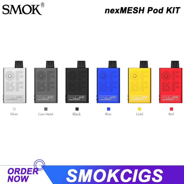 

SMOKOFRF nexMesh Pod Kit Работает на 1200mAh Встроенный аккумулятор 2мл nexMesh Pod с SS316 NexMesh A1 Mesh Coil 0,69" Дисплей Аутентичные