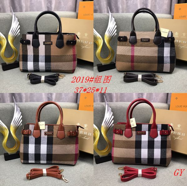 

Sx2 013 burberry fa hion ingle houlder diagonal bag multicolor, Black