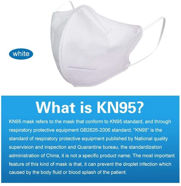 

kn95 маска pm2. 5 5-слойная маска для лица взрослый анти-туман дымка пылезащитный нетканый материал маска разнообразие цветов 10 шт awwr