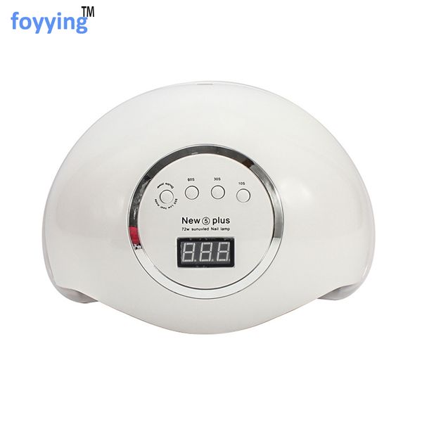 

foyying 72w uv led nail lamp dryer 36 pcs leds nail uv lamp sun light for curing gel polish sun 5