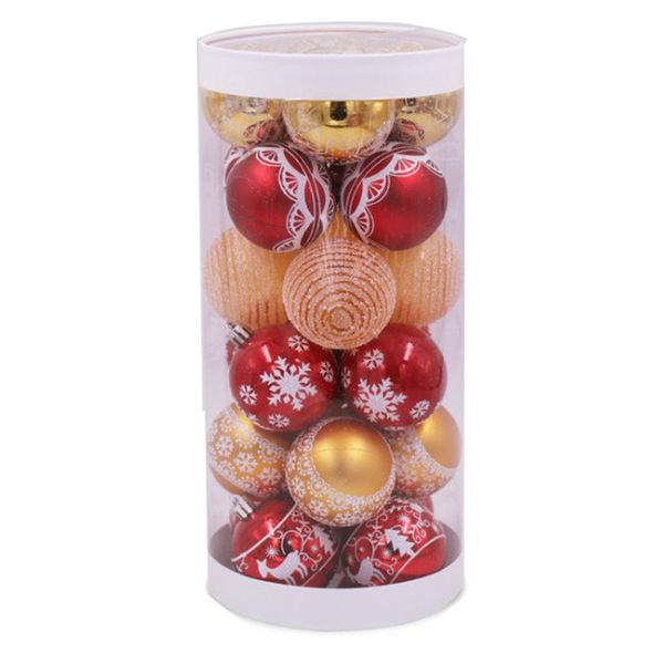 

6cm 24pc christmas tree decoration ball christmas party hanging ball decoration family gift