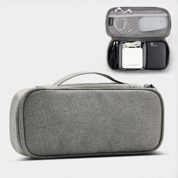 

digital gadget storage bag travel electronics accessories organizer for hdd usb data cable power bank earphone charger pouch