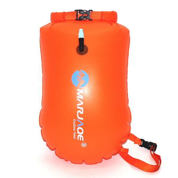 

marjaqe inflatable flotation bag swimming life buoy pvc 20l outdoor portable waterproof bag storage dry for swimming diving