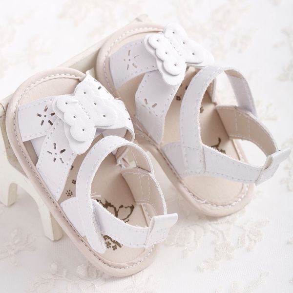 

2018 summer newborn shoes butterfly baby girl prewalker pu leather baby shoes girls princess crib