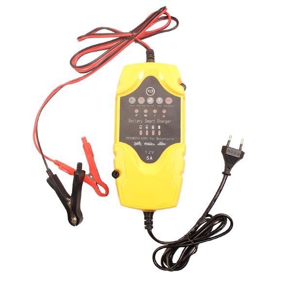 

12v 5a smart charger with emergency control function for motorcycle