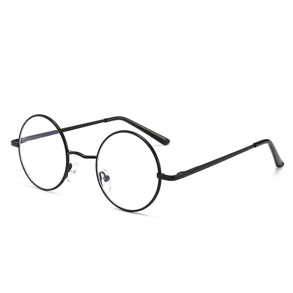 

fashion glasses frame female round retro literary male flat lens anti-blue glasses safety goggles protective glasses