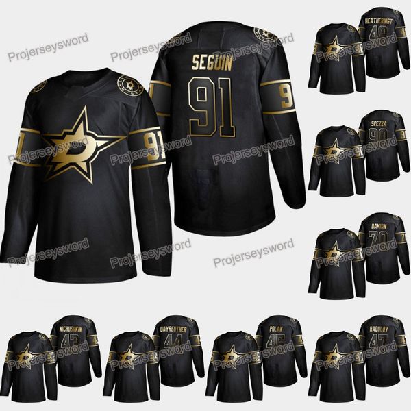 

Dallas Stars Tyler Seguin 2019 Golden Edition Jersey Gavin Bayreuther Roman Polak Taylor Fedun Alexander Radulov Riley Damian Jason Spezza