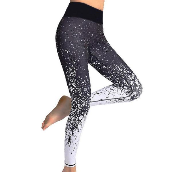 

new style summer spring yoga pants sport yoga womens workout print sports pants leggings fitness female stretch trousers yf, White;red