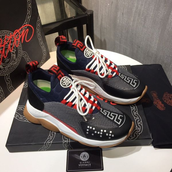 

new style luxury fashiondesigner women's men's party casual shoes sports basketball shoes triple platform vintage brand size 35-46, Black