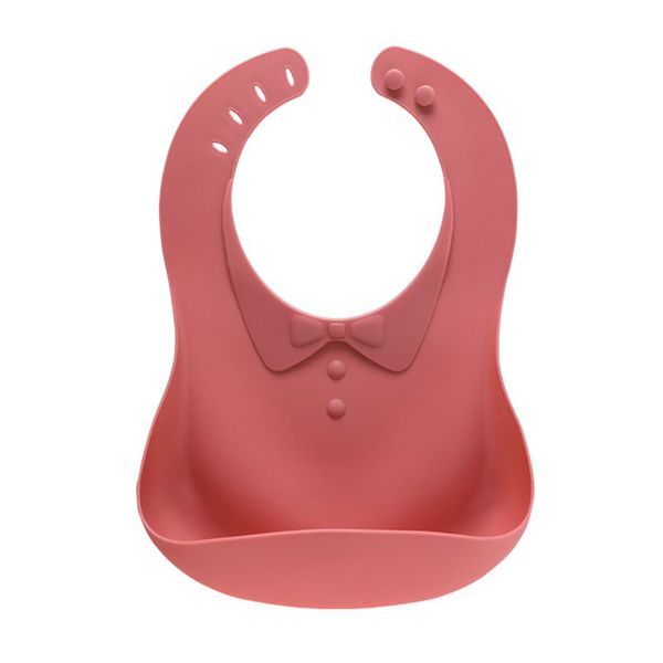 

baby feeding bib children feeding waterproof silicone adjustable catcher gxmb