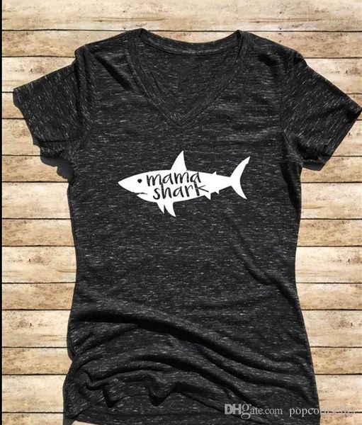 

cotton women t-shirt v neck printed tees womens new summer womens designer simple and comfortable, White