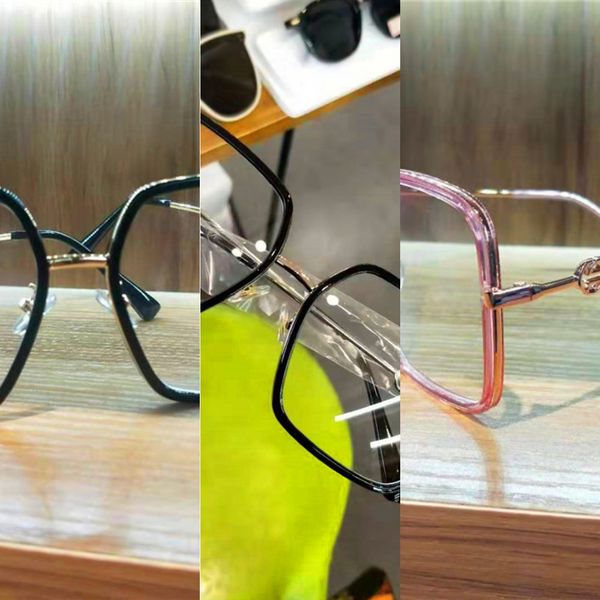 

2020 large student anti-blue-ray female plain ins 2020 large frame student anti-blue-ray frame female plain glasses ins glasses, Silver