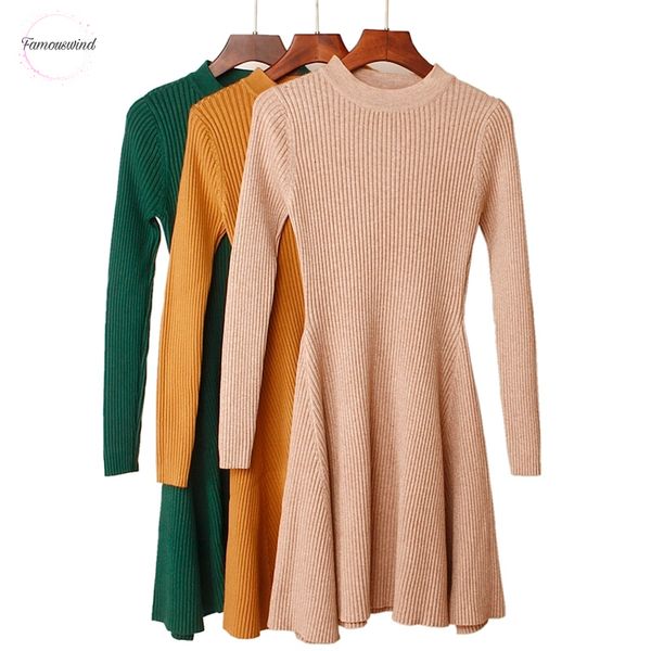 

fall sweater women winter ribbed knitted ladies knitwear 2019 o neck christmas sweaters pull long femme hiver, White;black