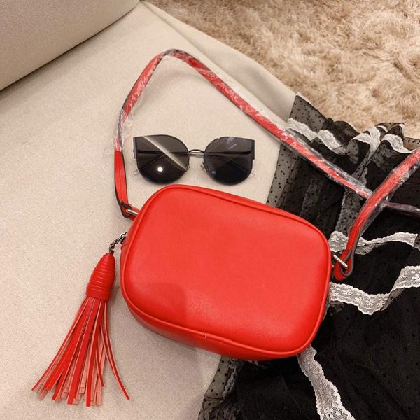 

women tassel bags mini shoulder messenger bag womens brand leather handbags purses storage phone bag fashion girl sac famous