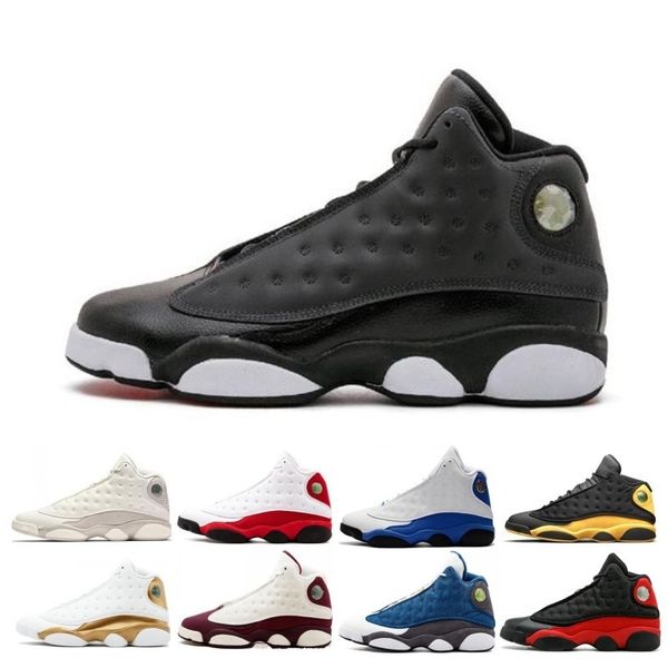 

13 bred chicago flints men women basketball shoes 13s dmp grey toe history of flight all star sneakers
