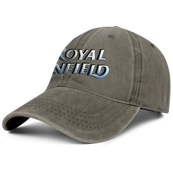 

stylish royal enfield logo denim baseball cap cool trendy hats, Blue;gray