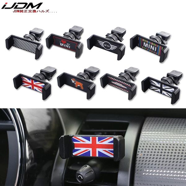 

ijdm car phone holder air vent outlet mount cell phone holders bracket for mini cooper jcw s f60 f54 f55 f56 r60 r55 car-styling