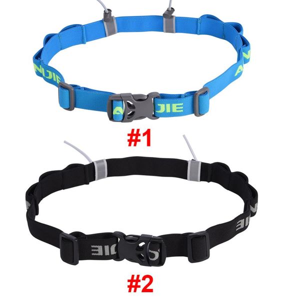 

sports race belt number waist belt triathlon marathon running waistband with energy gel holder running outdoor sports