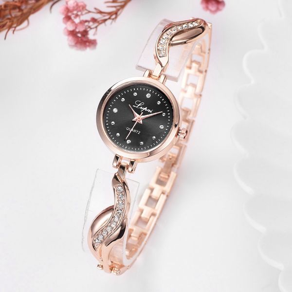 

women watches fashion steel band bracelet watch rhinestone small dial quartz wrist watch ladies clock kol saati #w, Slivery;brown