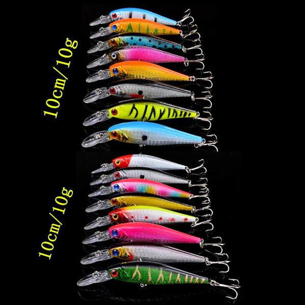 

16pcs/set mixed fishing lures set isca artificial fishing kit minnow fishing wobblers crankbait bass hard bait tackle bytxy