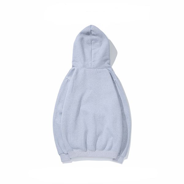

autumn and winter hoodie japanese men and women plus velvet looped pile hooded pullover long sleeve couple clothes embr, Black