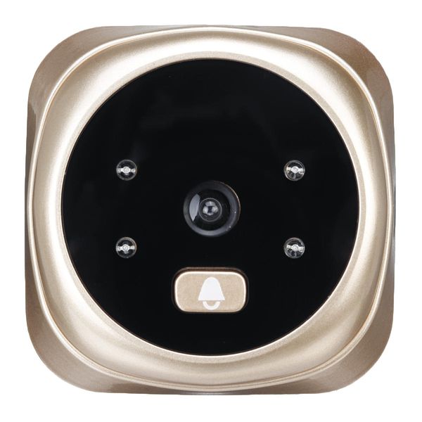 2.4 polegadas LCD 135 graus 720P HD Peephole Digital Visualizador de Porta Eye campainha câmara para o interior Tomada Visão Chime noite Photo / gravação de vídeo para