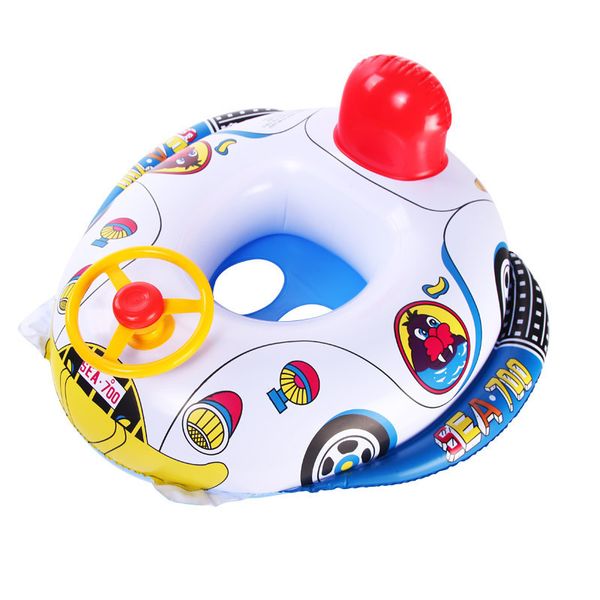 

horn fei ji ting infants swim ring children's seat ring swim, Red;blue