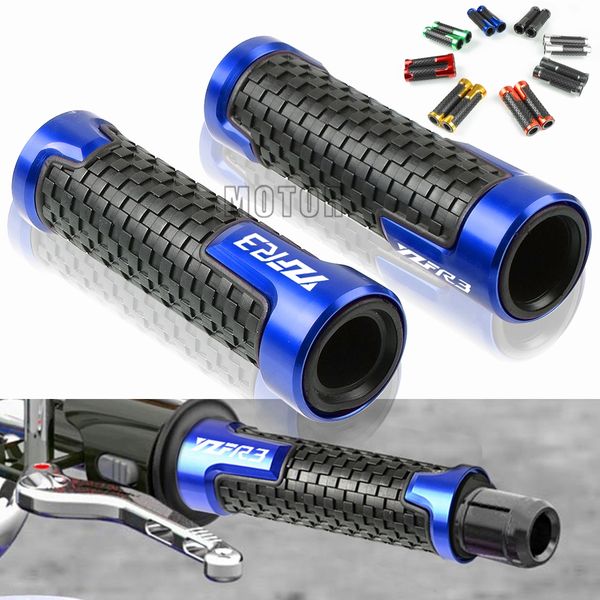 

for yamaha yzf r3 2015-2017 2016 yzf-r3 yzfr3 motorcycle 7/8"22mm aluminum rubber anti-slip handle bar grip handlebar hand grips