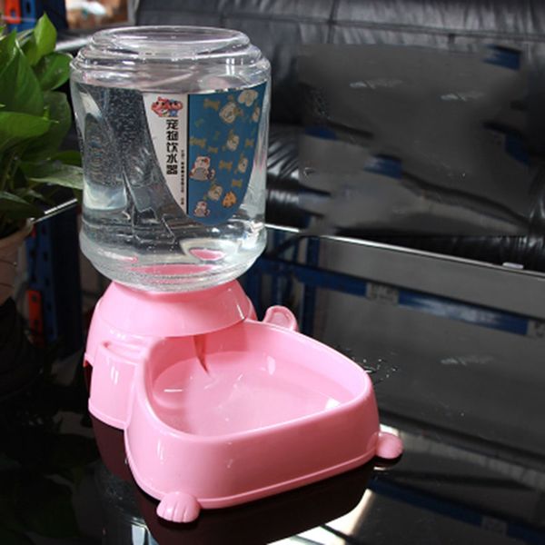 

automatic pet water dispenser for cats dogs puppy drinker feeder with bowl teddy comedero perro pets accessories 6d0206