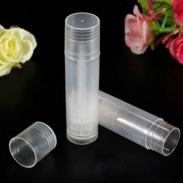 WHOLESLALE 5G Vuoto Clear Lip Balm Balm Tubi Contenitori Trasparenti Rossetto Moda Moda Cool Lip Tubes Bottiglie ricaricabili Cosmetic Free