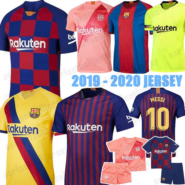 

2019 2020 barcelona occer jer ey 10 me i 17 griezmann dembele uarez dembele men kid kit women 19 20 new home away third jer ey, Black;yellow