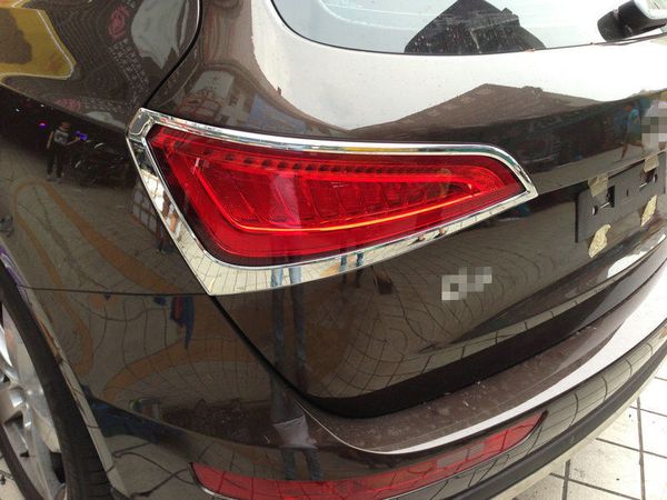 ABS cromato fanale posteriore coprilampada Trim 2 pezzi per Audi Q5 2008 2009 2010-2015