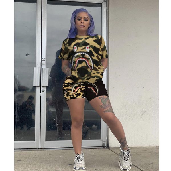 

woman designer luxury tracksuit fashion trend hipster print two-piece female sportsuit size s-2xl wholesale new style 2020, Gray