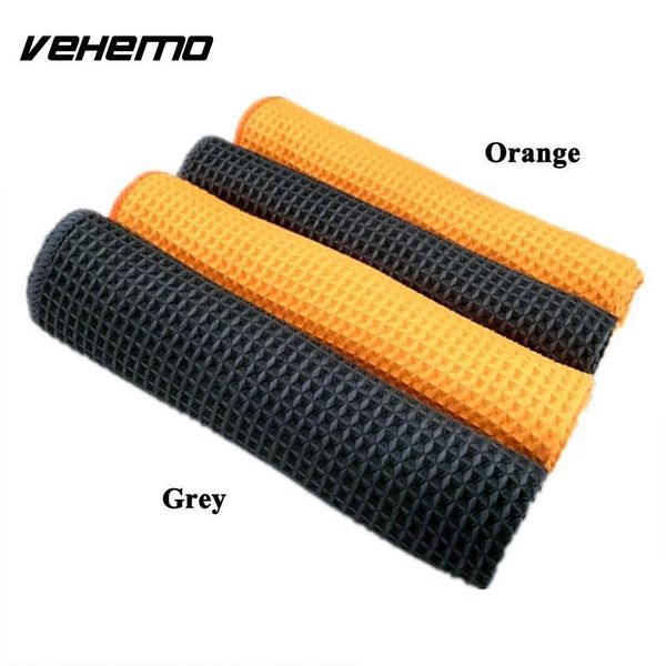 

vehemo 40x40cm furniture window microfiber towel soft car cleaning wash car cellular weave towels kitchen