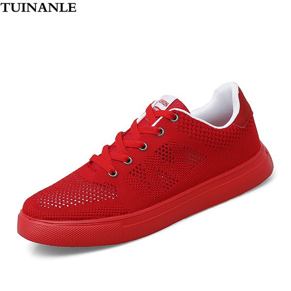 

tuinanle квартира обувь женщина lover кроссовки red 2020 summer casual дышащих квартиры дама размер 35-44 обуви осень мужчина кроссовки, Black