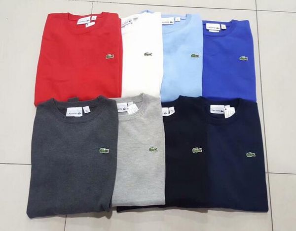 

свободная перевозка груза 2020 новое высокое качество мили заманивать поло бренд мужской твист вязать свитер хлопка свитер джемпер свитер св, White;black